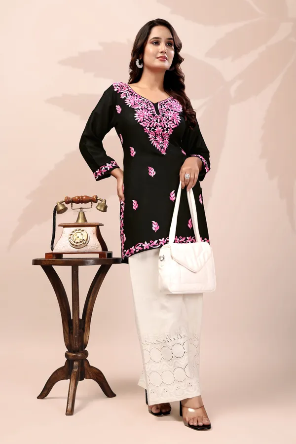 Rudra_Lifestyle_Women_Embroidered_A-Line_Kurta_Pink