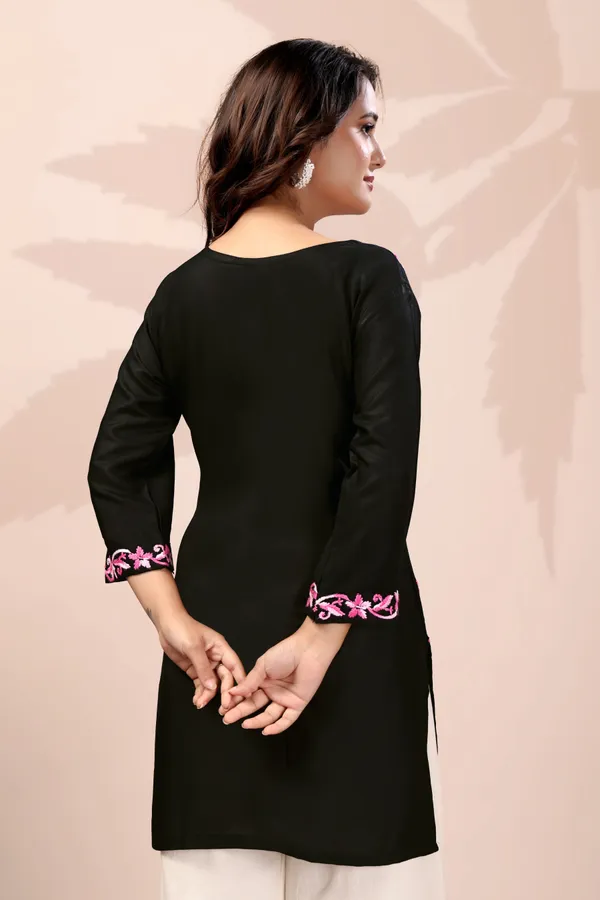Rudra_Lifestyle_Women_Embroidered_A-Line_Kurta_Pink