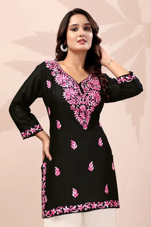 Rudra_Lifestyle_Women_Embroidered_A-Line_Kurta_Pink