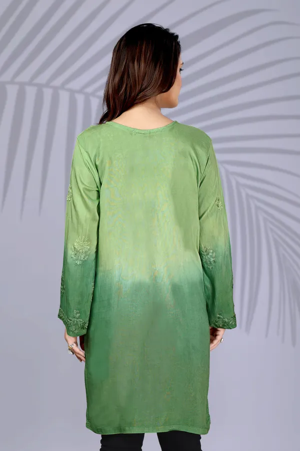 Rudra_Lifestyle_Women_Embroidered_A-Line_Kurta_Light_Green