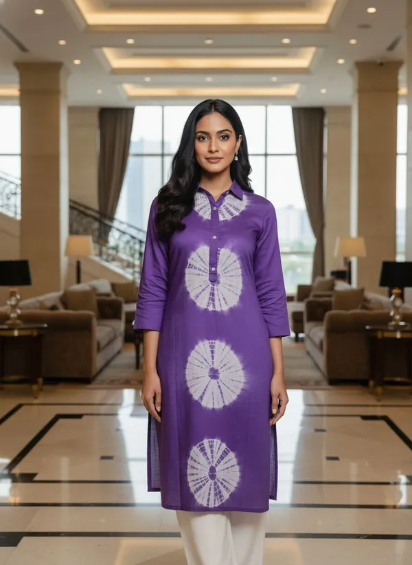 Rudra_Lifestyle_Women_Embroidered_A-Line_Kurta_Purple