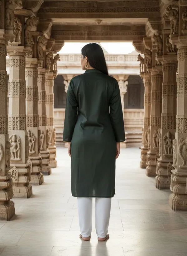 Rudra_Lifestyle_Women_Embroidered_A-Line_Kurta_Grey