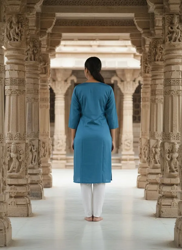 Rudra_Lifestyle_Women_Embroidered_A-Line_Kurta_Dark_Blue