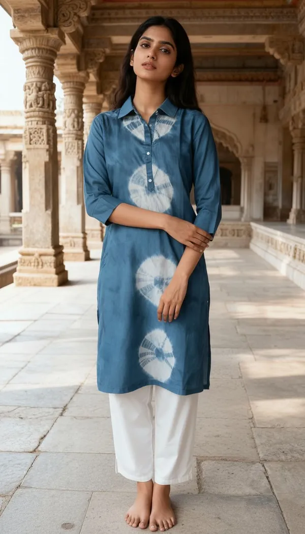 Rudra_Lifestyle_Women_Embroidered_A-Line_Kurta_Dark_Blue