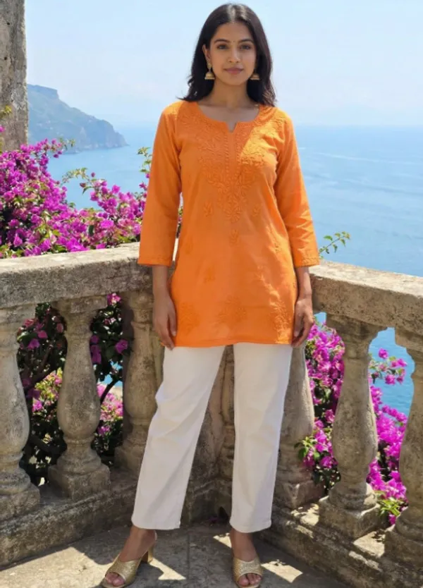 Women_Embroidered_Chikankari_Chanderi_Silk_Kurta