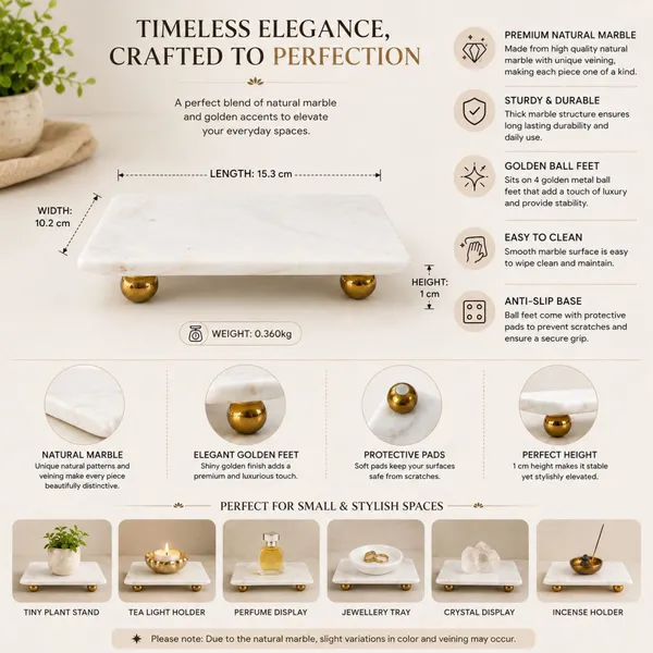 6*4_Marble__Tray_With_Ball_Stand