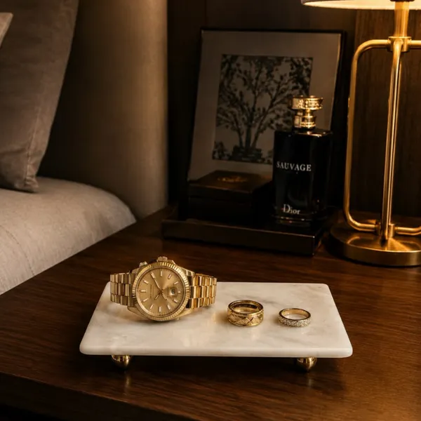 6*4_Marble__Tray_With_Ball_Stand