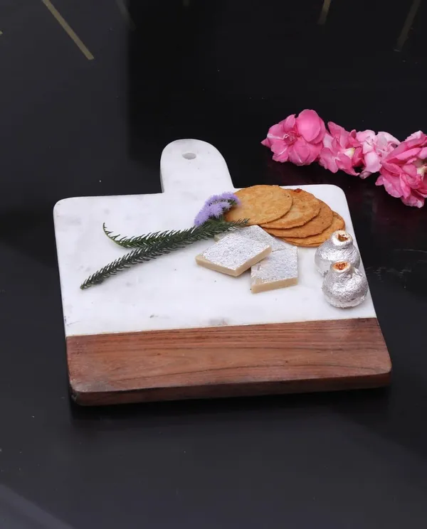 White_Marble_And_Wood_Cutting_Board_Home_&_Kitchen