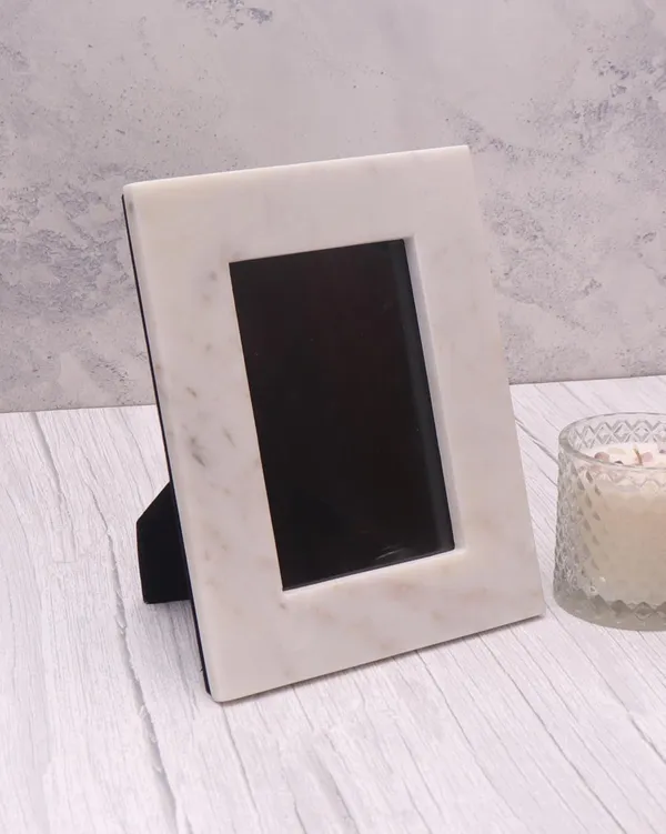 White_Marble_Photo_Frame_Home_&_Kitchen