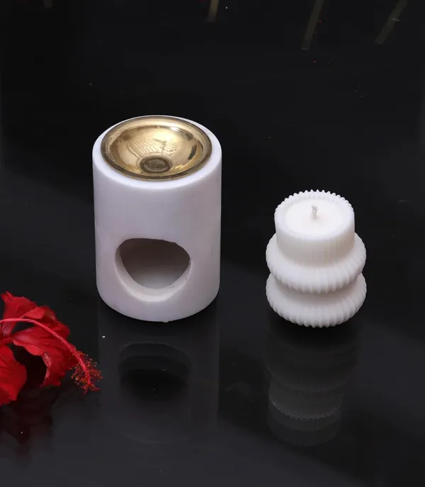 White_Marble_Oil_Diffuser_Home_&_Kitchen