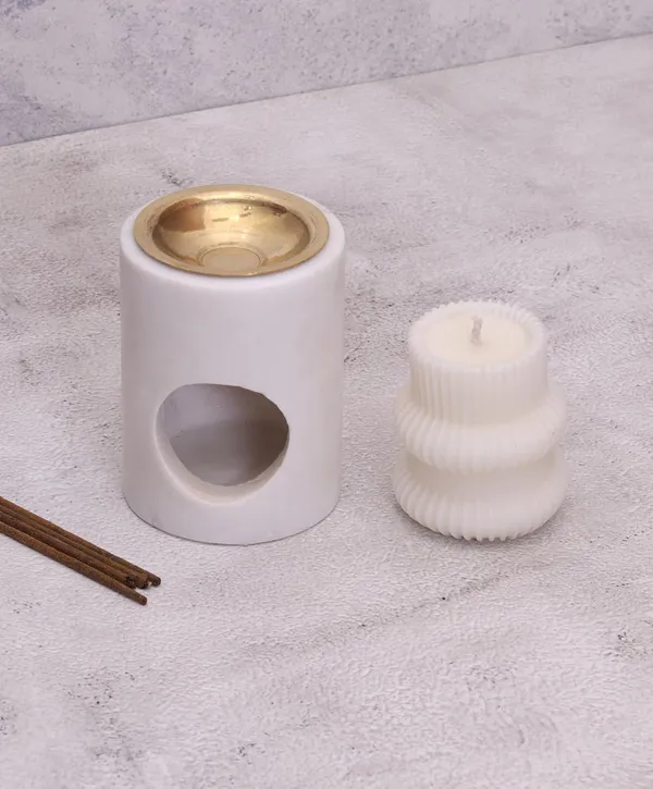 White_Marble_Oil_Diffuser_Home_&_Kitchen
