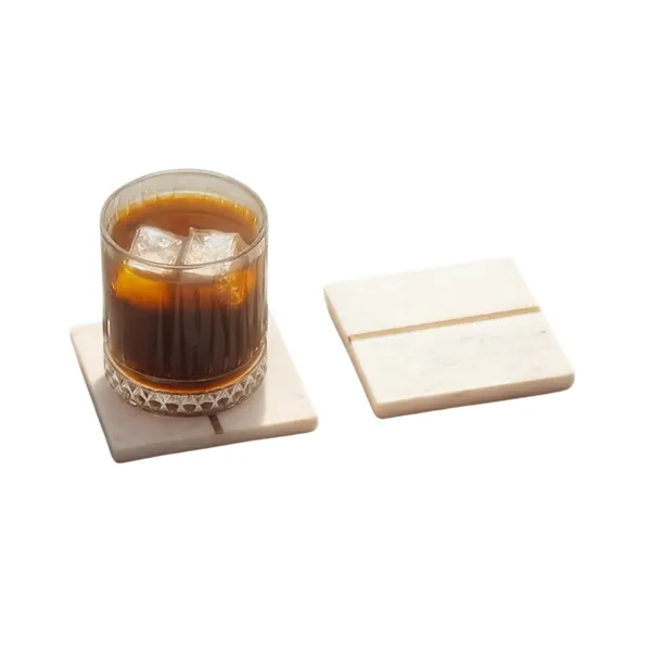 White_gold_Marble_Coasters_Home_&_Kitchen