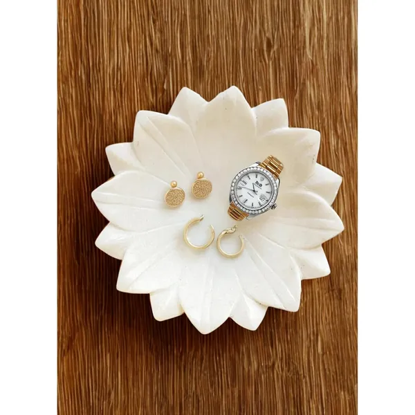 White_Marble_Decorative_Bowl_Home_&_Kitchen