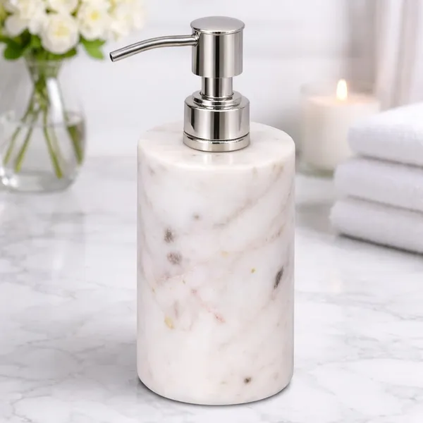 White_Marble_Soap_Dispenser_Home_&_Kitchen