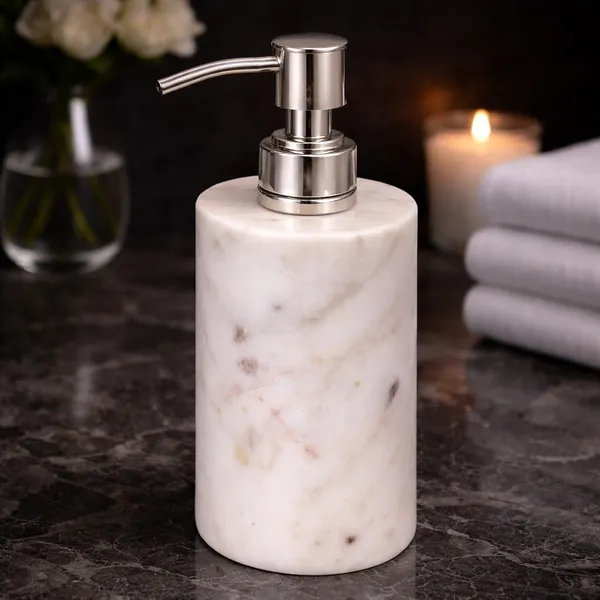 White_Marble_Soap_Dispenser_Home_&_Kitchen