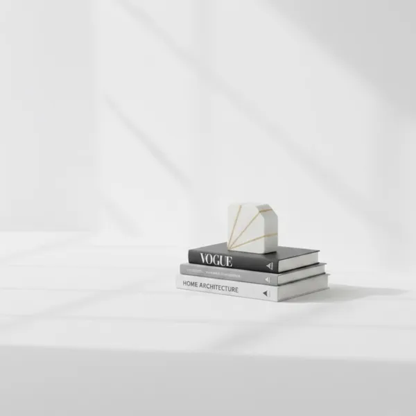 White_Marble_Bookends_Home_&_Kitchen