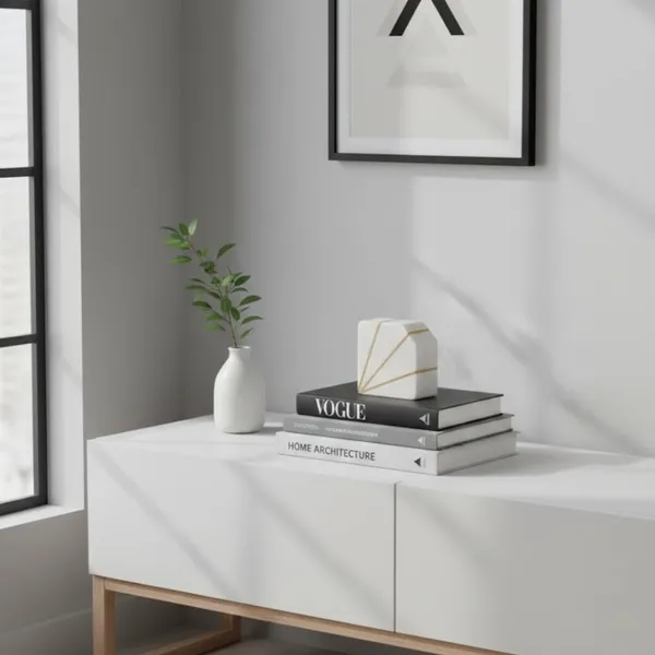 White_Marble_Bookends_Home_&_Kitchen