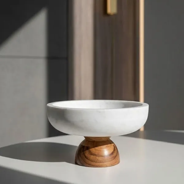 White_Marble_Pedestal_Bowl_Home_&_Kitchen