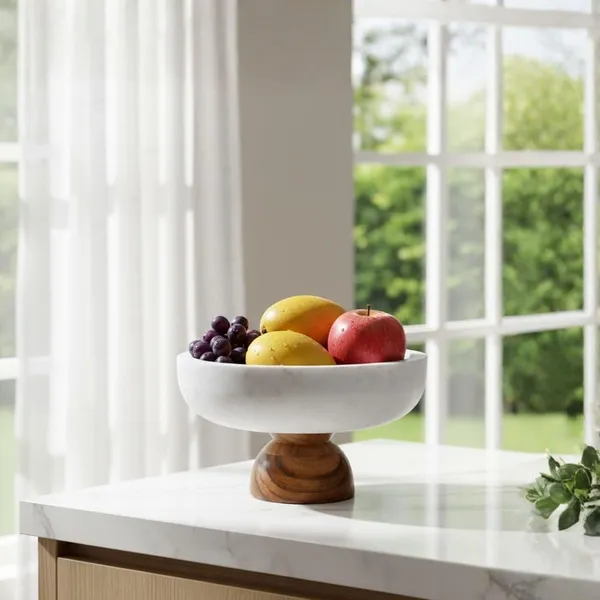 White_Marble_Pedestal_Bowl_Home_&_Kitchen