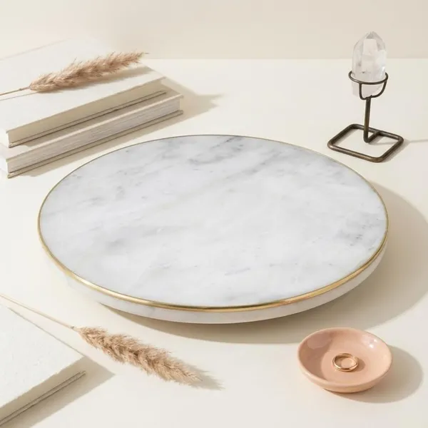 White_Marble_Lazy_Susan_Home_&_Kitchen