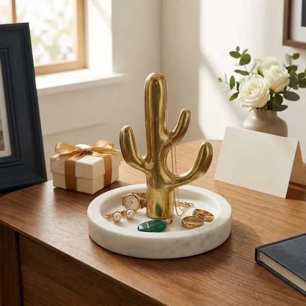 White_Marble_Jewellery_Stand_Home_&_Kitchen