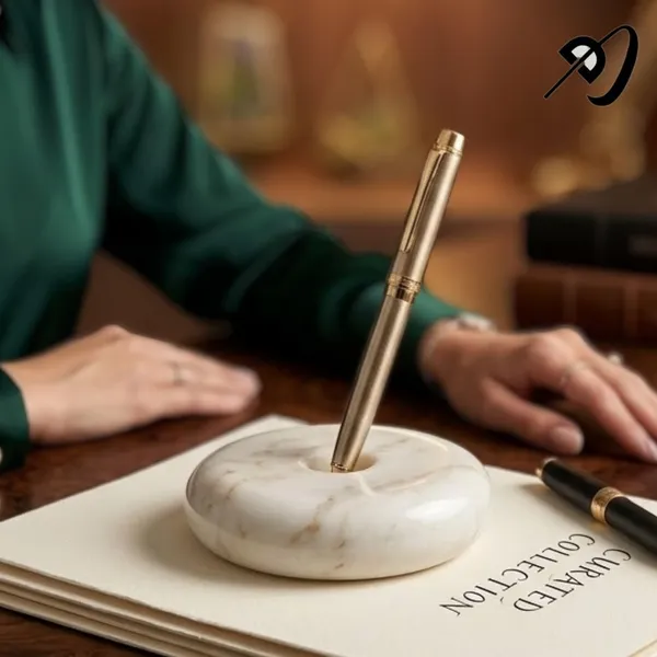 White_Marble_Decorative_Holder_Home_&_Kitchen_(Pack_of_2)