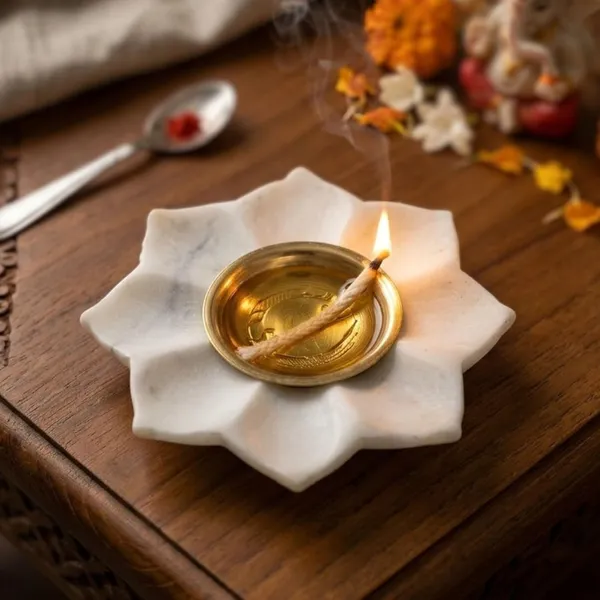 White_Marble_Candle_Holder_Home_&_Kitchen