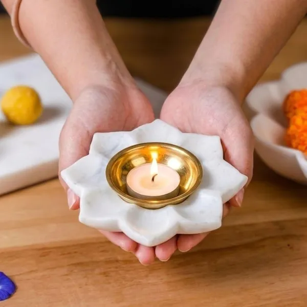 White_Marble_Candle_Holder_Home_&_Kitchen