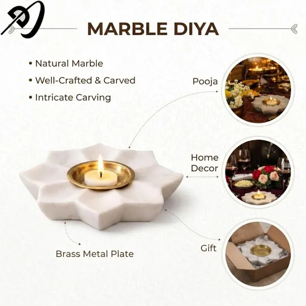White_Marble_Candle_Holder_Home_&_Kitchen