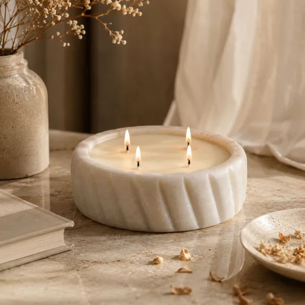 Fluted_Marble_candle