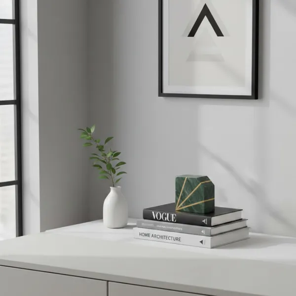 Green_Brass_inlay_Bookend