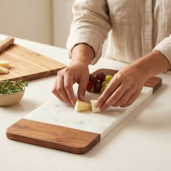 White_Marble_And_Wood_Cutting_Board_Home_&_Kitchen