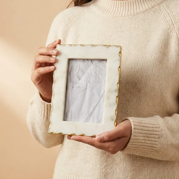 White_Marble_Photo_Frame_Home_&_Kitchen