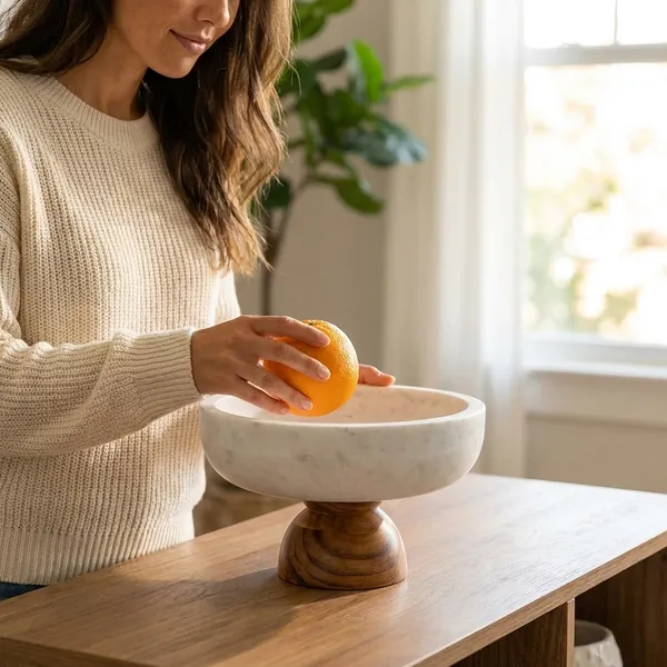 White_Marble_Pedestal_Bowl_Home_&_Kitchen