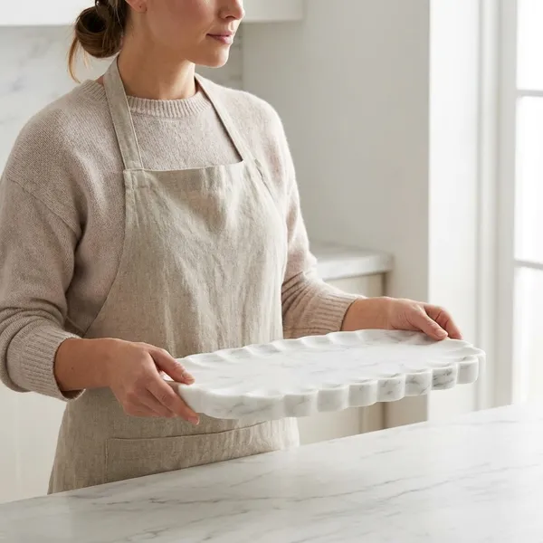 White_Marble_Scallop_Serving_Tray_Home_&_Kitchen