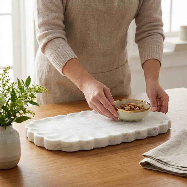 White_Marble_Scallop_Serving_Tray_Home_&_Kitchen