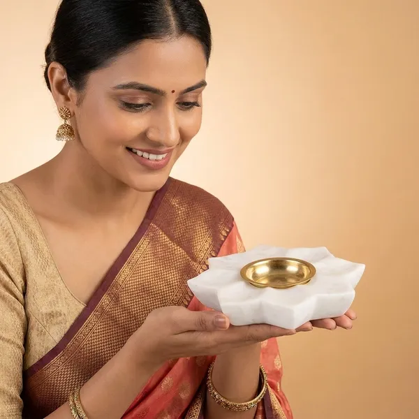 White_Marble_Candle_Holder_Home_&_Kitchen