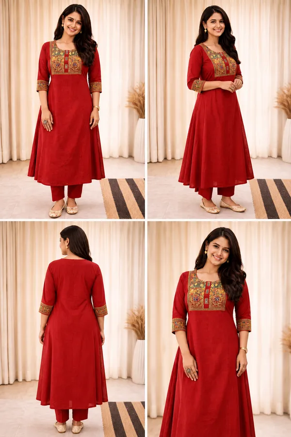 Elegant_Maroon_Embroidered_A-Line_Kurta_Set_for_Women