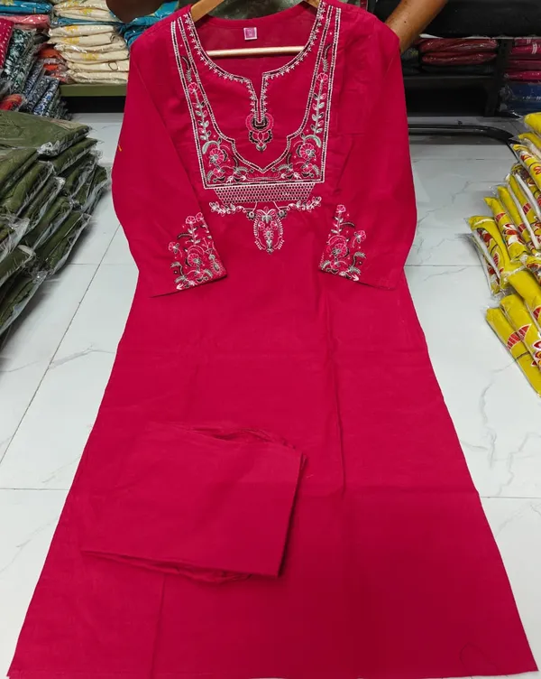 Rani_Pink_Embroidered_Cotton_Kurta_Pant_&_Dupatta_Set_for_Women