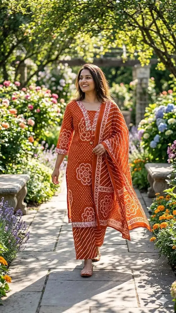 Rust_Orange_Hand-Block_Print_Cotton_Kurta_Set_with_Dupatta_for_Women