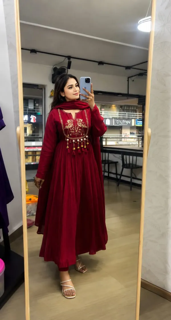 Wine_Red_Embroidered_Anarkali_Suit_Set_with_Dupatta
