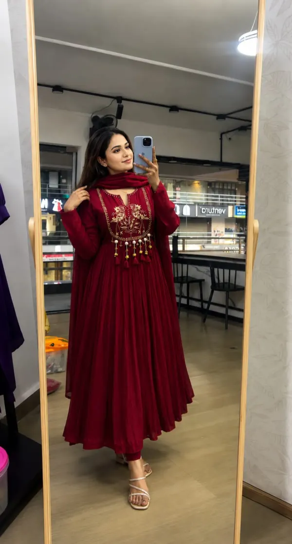 Wine_Red_Embroidered_Anarkali_Suit_Set_with_Dupatta