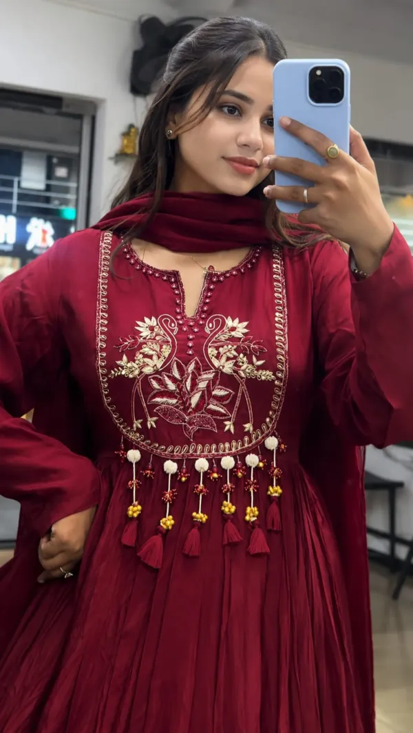 Wine_Red_Embroidered_Anarkali_Suit_Set_with_Dupatta