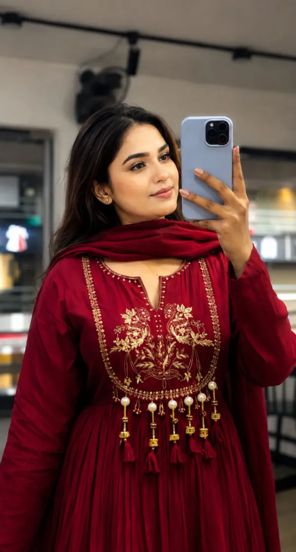 Wine_Red_Embroidered_Anarkali_Suit_Set_with_Dupatta