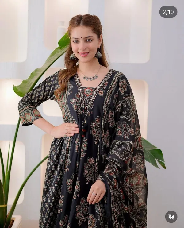 Women’s_Black_Printed_Anarkali_Kurta_Set_with_Matching_Dupatta