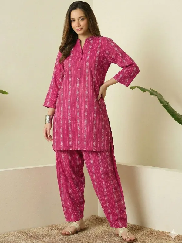 Women’s_Pink_Printed_Straight_Kurta_with_Matching_Pants_Set