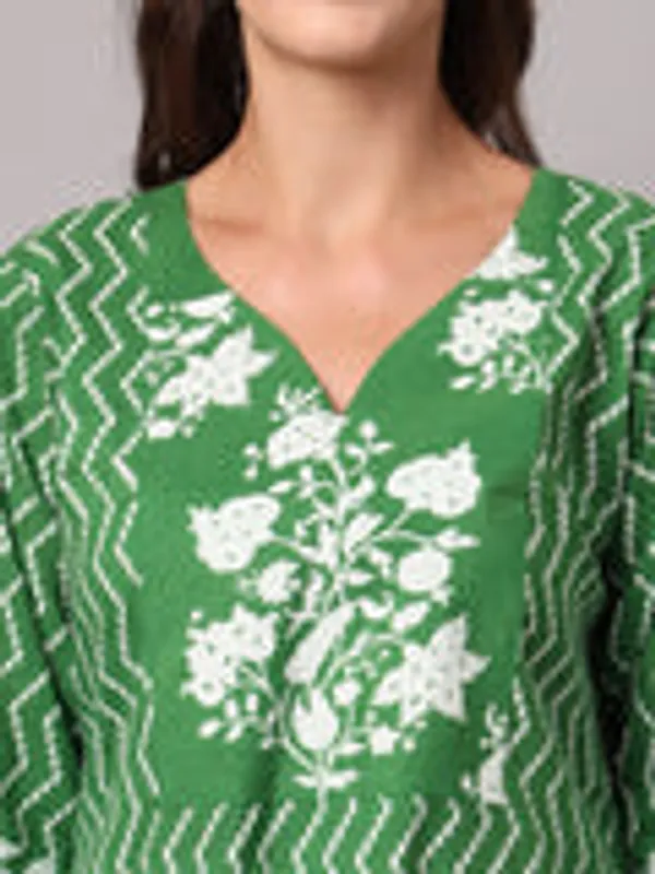 Refreshing_Green_Chevron_Kafty_White_And_Green