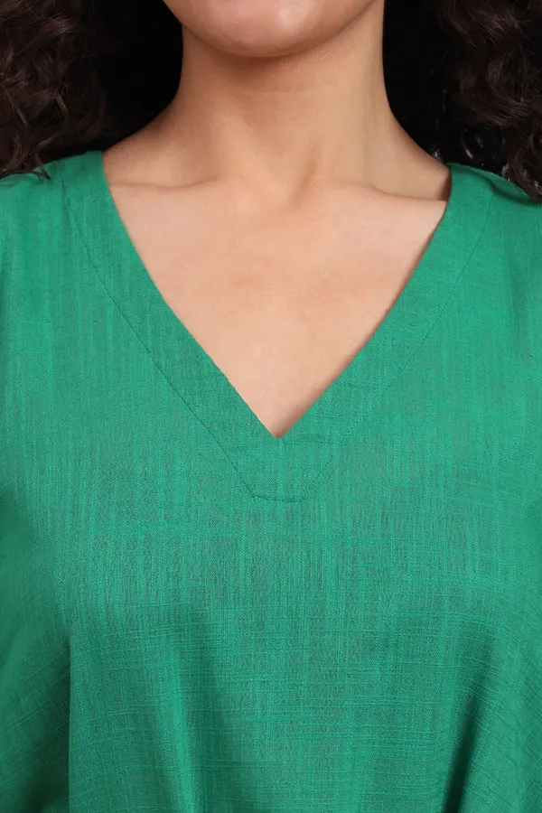 Meadow_Charm_Embroidered_Cotton_Dress_Green