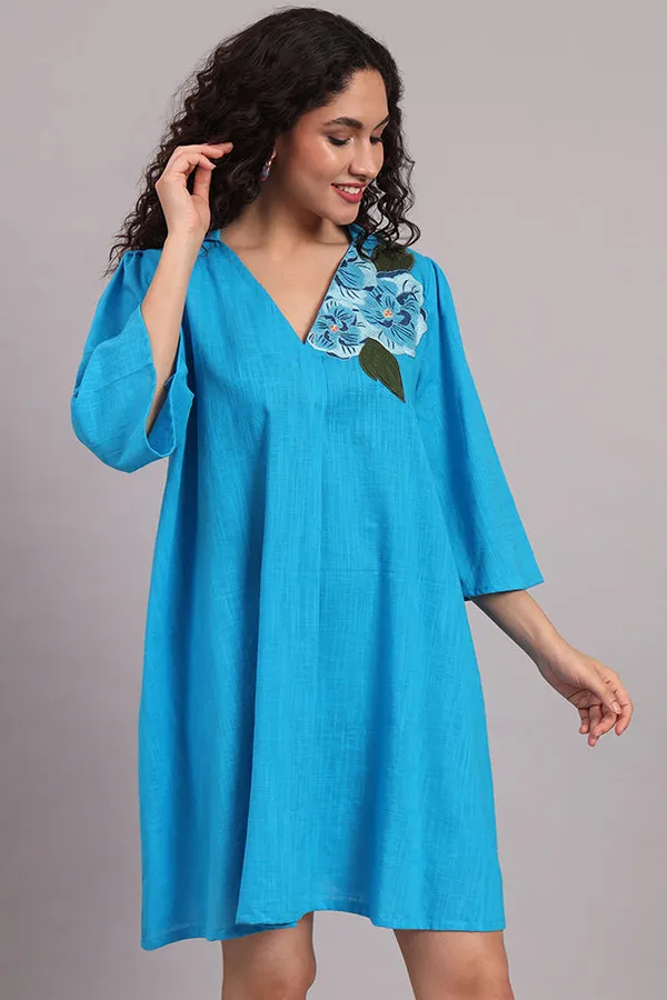 Breezy_Bloom_Embroidered_Cotton_Dress_Blue