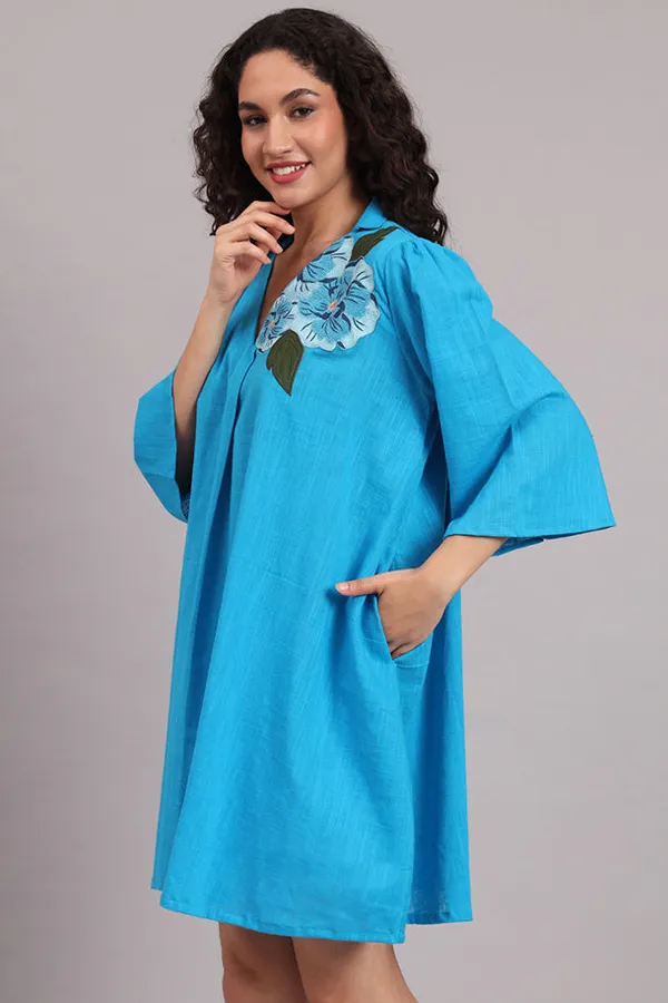 Breezy_Bloom_Embroidered_Cotton_Dress_Blue